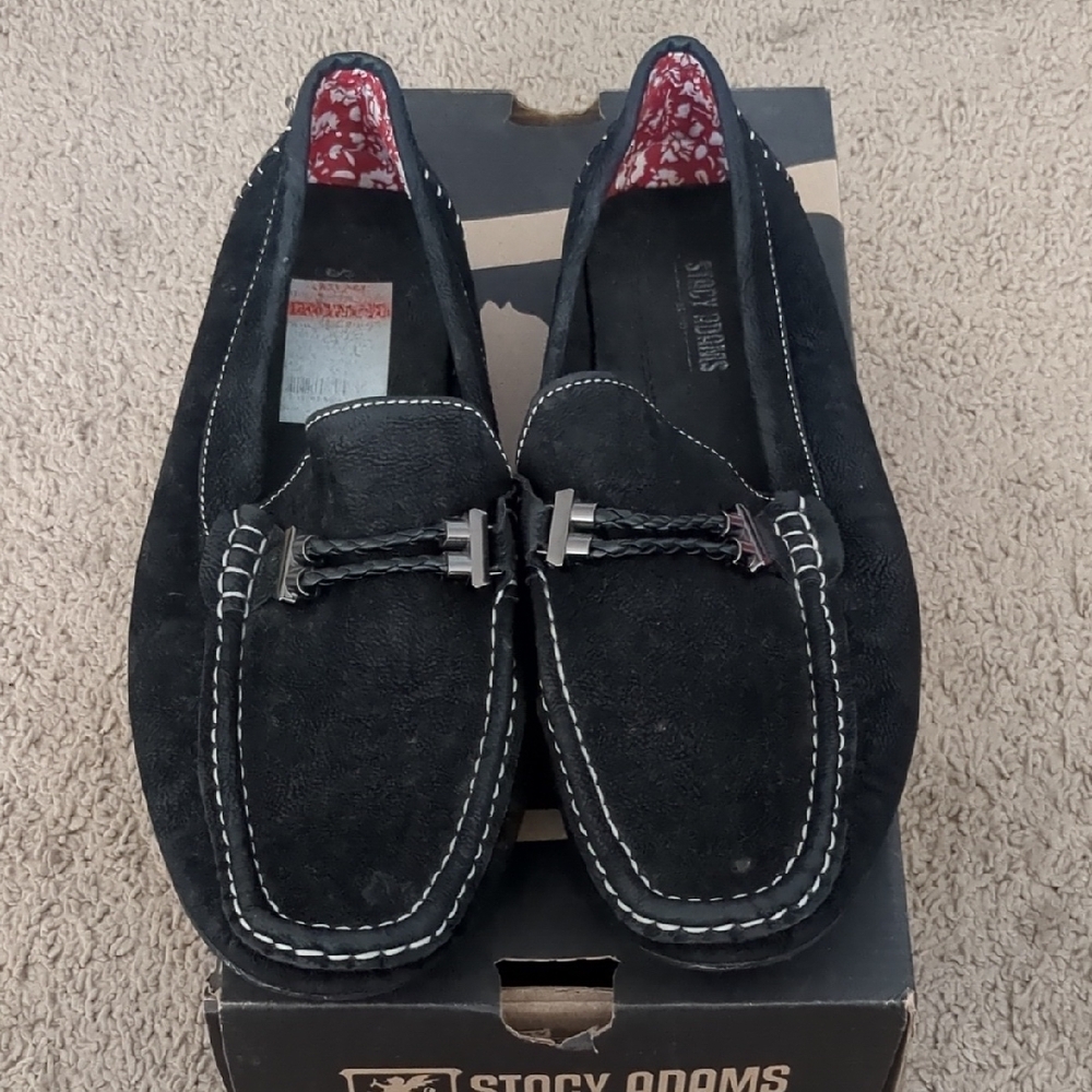 Stacy Adams Men's Black Loafers